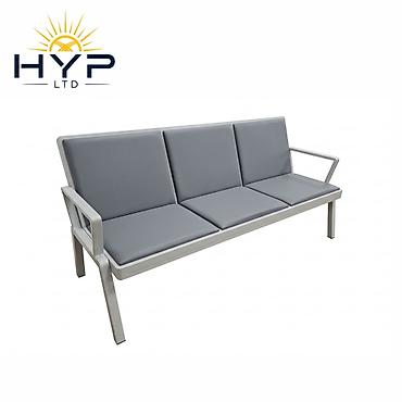 девань: Трёхместная скамья HYP LTD для ожидания/приёмных - Вместимость: 3 — 1