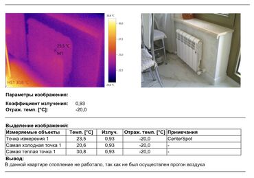 Отопление: Тепловизор. Термографическая диагностика квартир и домов Провожу — 10