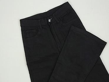 szerokie spodnie pull: Spodnie materiałowe damskie, rozmiar M — 1
