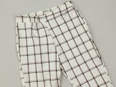 szerokie spodnie lidl: Stradivarius, Material trousers for women, size L (EU 40)