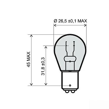 kopp dimmer: Auto sijalica P21/5W, tip BAY15d (dvosistemska) - Namenjena za — 1