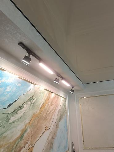 Натяжной потолок: Натяжной потолок Глянцевое Монтаж — 2