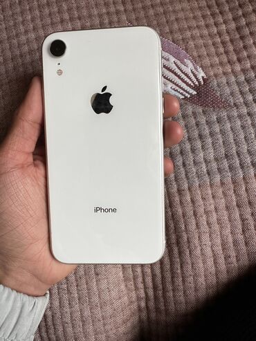 apple 5 white: IPhone Xr, 64 ГБ, Белый, Защитное стекло, Чехол