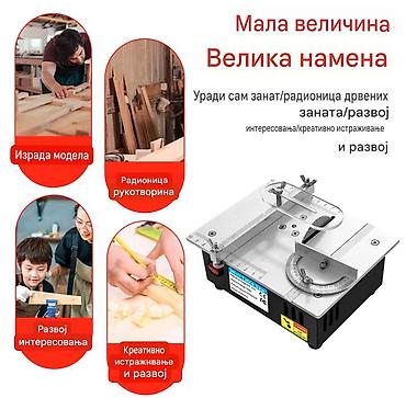 Ostali alati i mašine: Nova mala stona testera snaga 96W. Ima laserski izgravirane podeoke za — 11