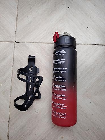 idman su qabı: Velosiped üçün 800mm su qabı metal saxlayıcı ilə birlikdə.Qiyməti 15 — 1