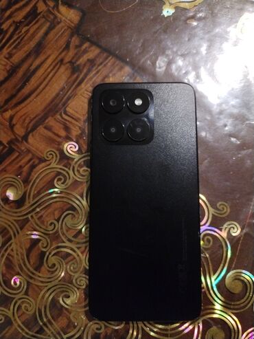 telefon 100azn: Honor X6a, 128 ГБ, цвет - Черный, Отпечаток пальца, Face ID
