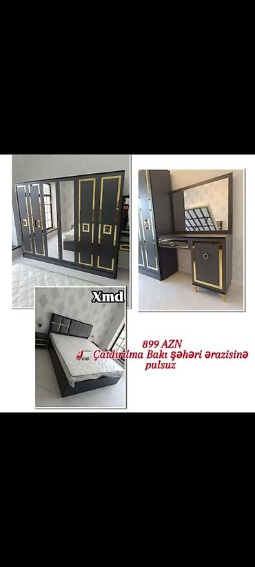 alfemo mebel baku: Yataq otağı mebel dəsti Tərkibi: - Geniş paltar dolabı: çox bölməli — 1