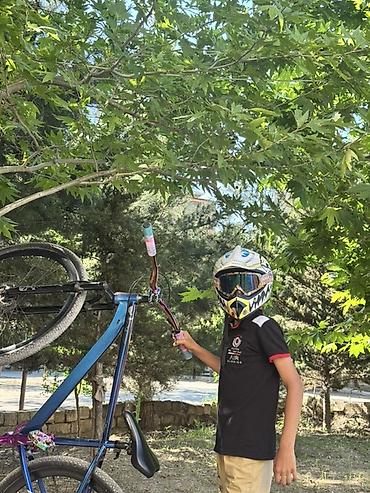 kros moto: Uşaq üçün motocross/velosiped kaskası və qoruyucu eynək seti - Növ — 2