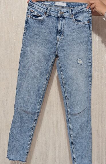 Джинсы: Джинсы, Высокая талия, S — 3