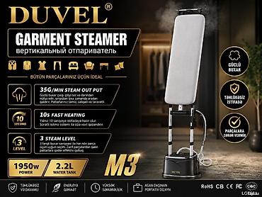 ütüler: Buxarlı ütü Duvel İnformasiya DUVEL M3 şaquli buxarlı paltar — 1