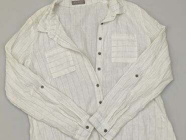 elegancka biała koszula: Koszula S (EU 36), Bawełna, stan - Zadowalający