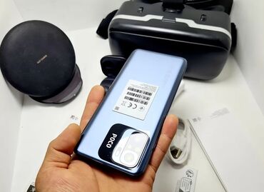 id 6: Poco M5s, Колдонулган, 512 ГБ, түсү - Кара, 1 SIM, 2 SIM, eSIM