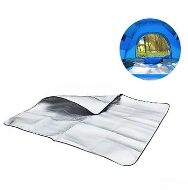 İdman və istirahət: Gümüş örtüklü izolyasiya edilmiş kempinq xalçasıGümüş örtüklü — 1