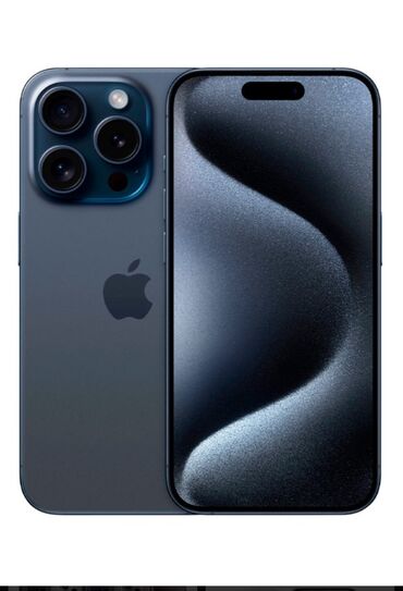 нерабочий телефон: IPhone 15 Pro, Колдонулган, 128 ГБ, Blue Titanium, 89 %