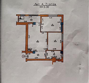 Продажа квартир: 3 комнаты, 63 м², Элитка, 7 этаж, Дизайнерский ремонт — 3
