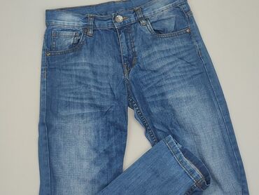 spódniczka jeansowe z paskiem: Jeans, S (EU 36), condition - Good