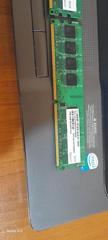 manitor komputer: Apacer DDR2 masaüstü RAM modulları - Model: Apacer UNB PC2-6400 CL5 — 1