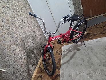 velosiped 20 luk: Crosser uşaq velosipedi - Rəng: qırmızı - Çərçivə: polad, klassik — 5