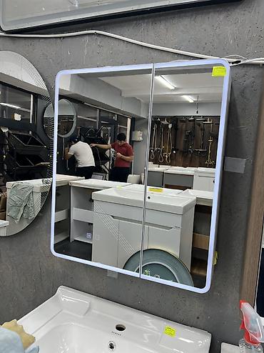 Шкафы для ванной: Шкаф для ванной, Новый, С зеркалом, В рассрочку — 3
