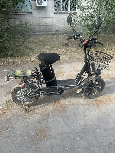 mini ev: Электроскутер городского типа с корзиной и зеркалами Описание и — 3