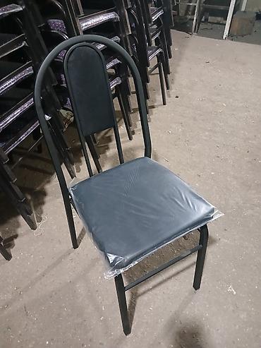 kafe stul: Metal karkaslı yumşaq oturacaqlar - Çeşid: müxtəlif dizaynlarda metal — 3
