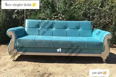 Çarpayılar: Divan, Açılmayan, Bazasız, Vеlur parça, Çatdırılma yoxdur
