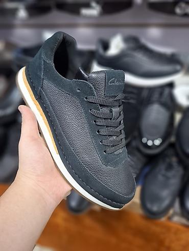 Мужские кроссовки, 39, 39.5, 40, Clarks, Новый, цвет - Серый, Бесплатная доставка, Платная доставка