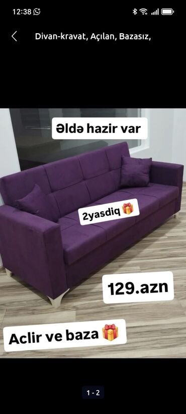 Divanlar: Künc divan, Yeni, Açılan, Bazalı, Parça, Ünvana pulsuz çatdırılma — 4