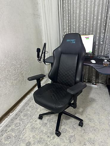 Игровые кресла: Игровое кресло Secretlab (серия Titan/OM, черная экокожа) - — 1