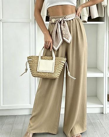 Pantalone: ✅Ženske široke pantalone sa visokim strukom
1900 din — 6