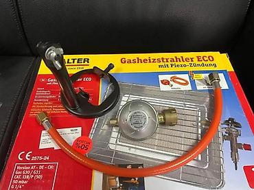 Keramičke grejalice: Walter Gasheizstrahler ECO – gasni grejač sa piezo paljenjem - Tip — 4