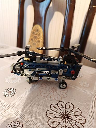 hiroskoplar ilə oyuncaqlar: Endirim edilesi deyil.Konstruktordan yığılmış iki rotorlu helikopter — 2