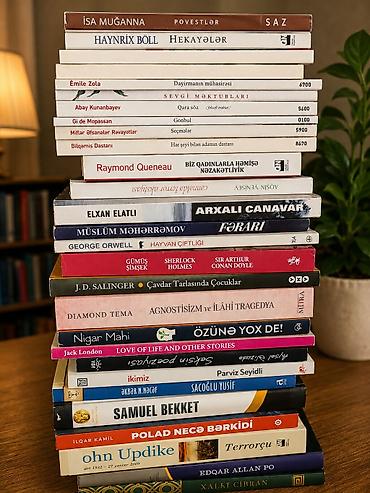Книги и журналы: Müxtəlif janrlarda böyük kitab toplusu Təsvir: – Azərbaycan, türk — 3
