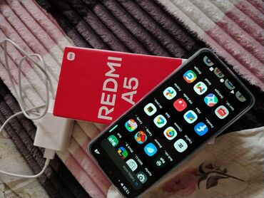телефон fly e: Redmi A5, 128 ГБ, цвет - Черный, Отпечаток пальца