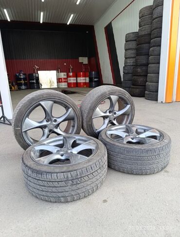 Диски: Литые Диски R 18 Toyota, Комплект, отверстий - 5, Б/у