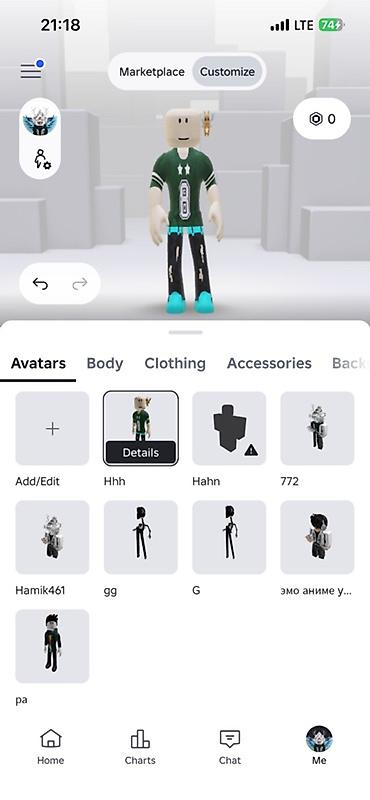 продать роблокс аккаунт: Аккаунт Roblox с ником **Hamik461**. На скриншотах показан профиль в — 2