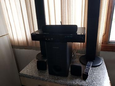 Аудиотехника: Samsung ev kinoteatrı – 5.1 kanal DVD receiver və akustika dəsti tam — 9