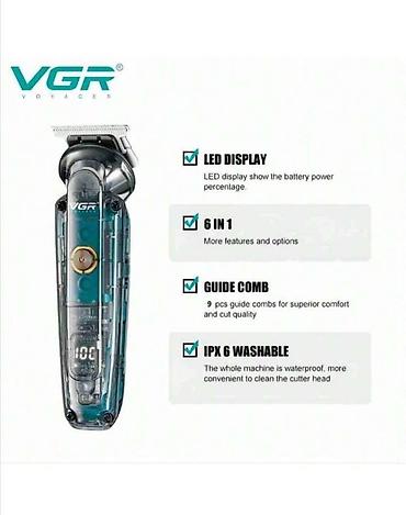 Trimmerlər və saç qırxan maşınlar: Saç qırxan maşın, Vgr, Yeni, Ödənişli çatdırılma, Pulsuz çatdırılma, Rayonlara çatdırılma — 3