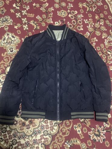 весенний куртки мужские: Куртка 5XL (EU 50), цвет - Черный