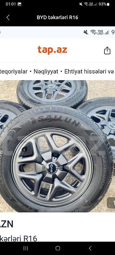 byd disk: BYD tece dəsti satılıl R16

- — 1