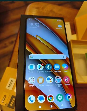 keychron k3: Poco F3, Б/у, 128 ГБ, цвет - Черный, 2 SIM — 1