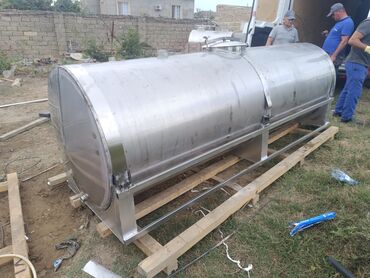 Baklar və çənlər: Paslanmayan poladdan süd və qida daşıma/saxlama çənləriSüd ve su — 31