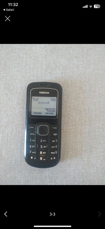 n95 nokia: Nokia 1, < 2 GB Memory Capacity, rəng - Qara, Düyməli