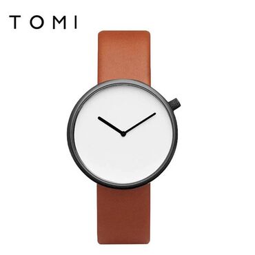 мужской браслет: Часы TOMI T078 Высококачественные кварцевые часы TOMI с ремешком из ПУ