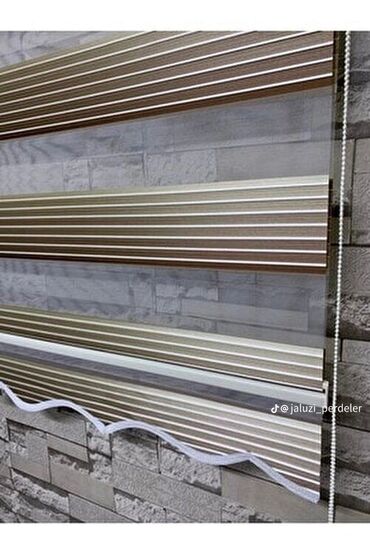 Jalüzlər: Zebra tipli pərdələr, həm jalüz, həm də pərdə funksiyalarını — 8