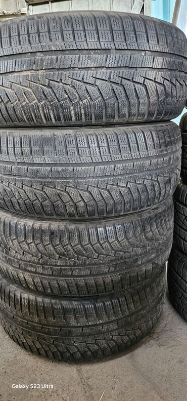 Шины: Шины 225 / 55 / R 17, Зима, Б/у, Комплект, Легковые, Корея, Hankook