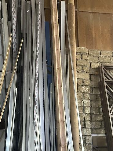 şalban satışı: Taxta dirəklər və uzun şalbanlar - Material: təbii ağac (sıx lifli — 2