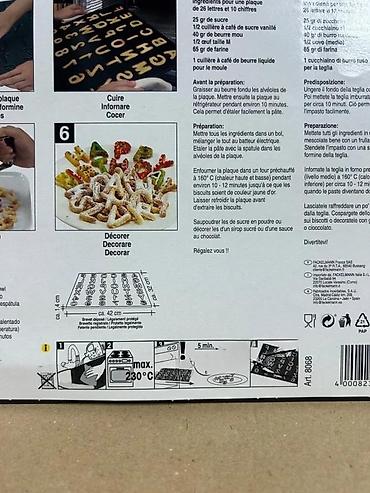 Ostalo posuđe: Zenker tepsija/kalup za keksiće – slova i brojevi - Ploča za pečenje — 10