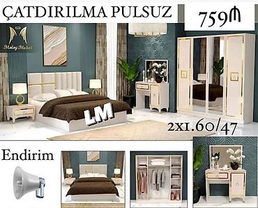 elif mebel: *Yataq dəsti* *Sifarişlə və yeni* Qiymət : *759₼* Dəstə daxildir — 1
