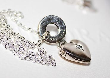 серебро сердце: Кулон, Циркон, Женские, Новый, Форма: Сердца — 4